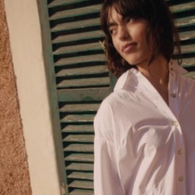 BITTE KAI RAND - Core Organic Cotton Shirt With Frill Detailing on Back