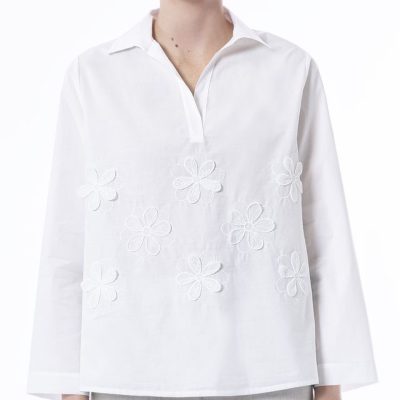 WHYCHI MILANO - White Cotton Polo Shirt