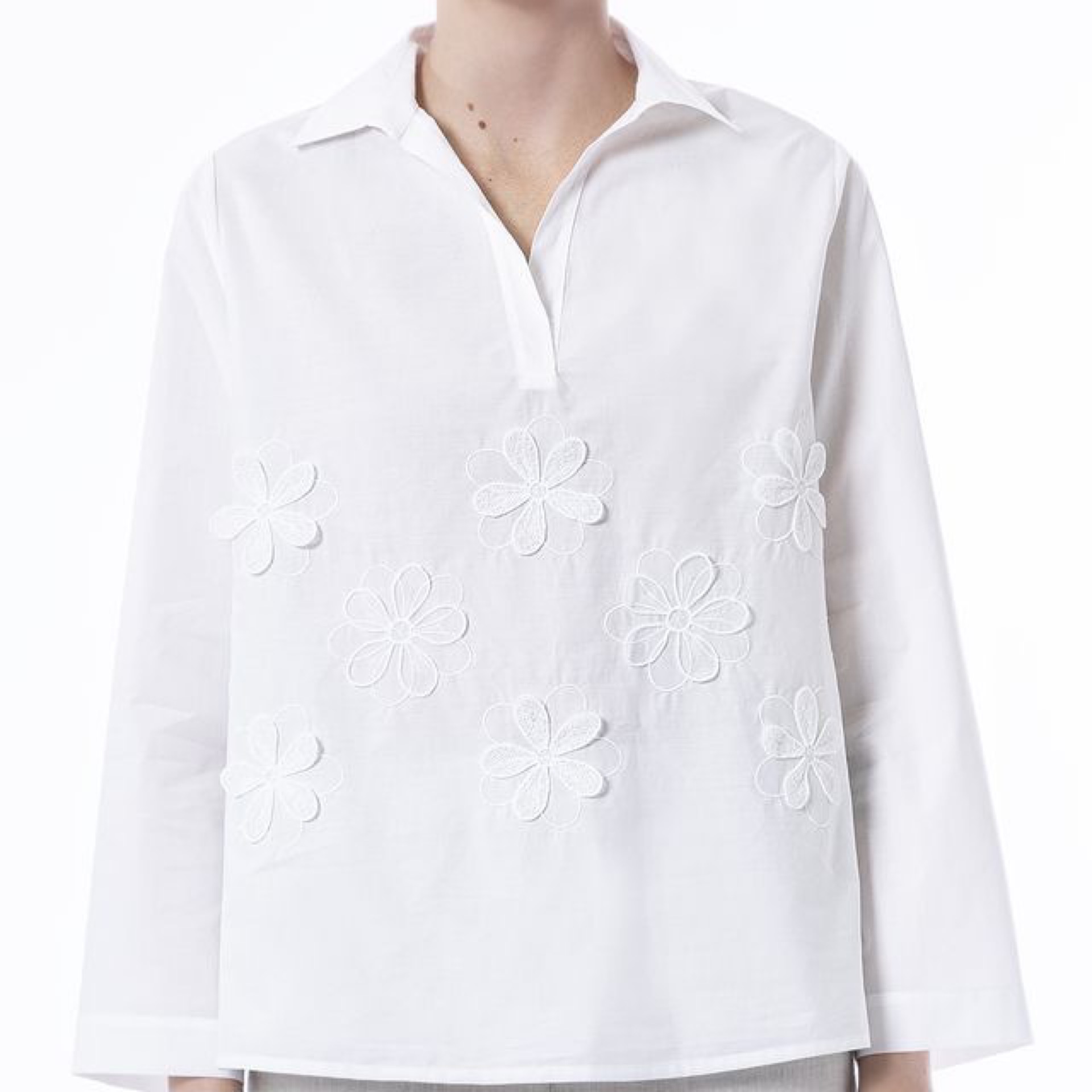 WHYCHI MILANO - White Cotton Polo Shirt