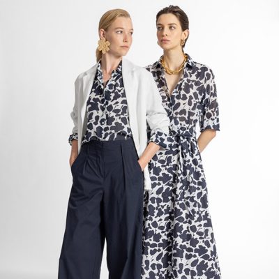 WHYCHI MILANO - Pink Cotton Print Dress