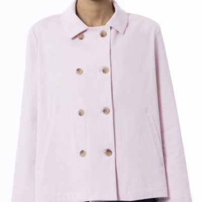 WHYCHI MILANO - Pink Double Button Cotton Jacket