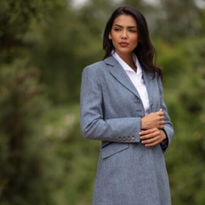 ANNA LASCATA - Livia Jacket in Forget Me Not Blue