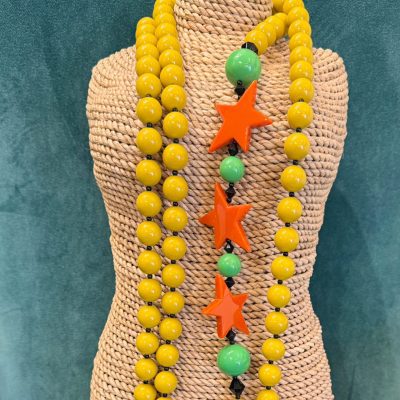 ANGELA CAPUTI - Very Long Necklace With Stars