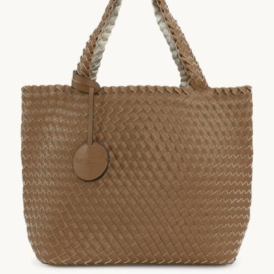 ILSA JACOBSEN - Goldy Sand Dollar Metallic Reversible Bag