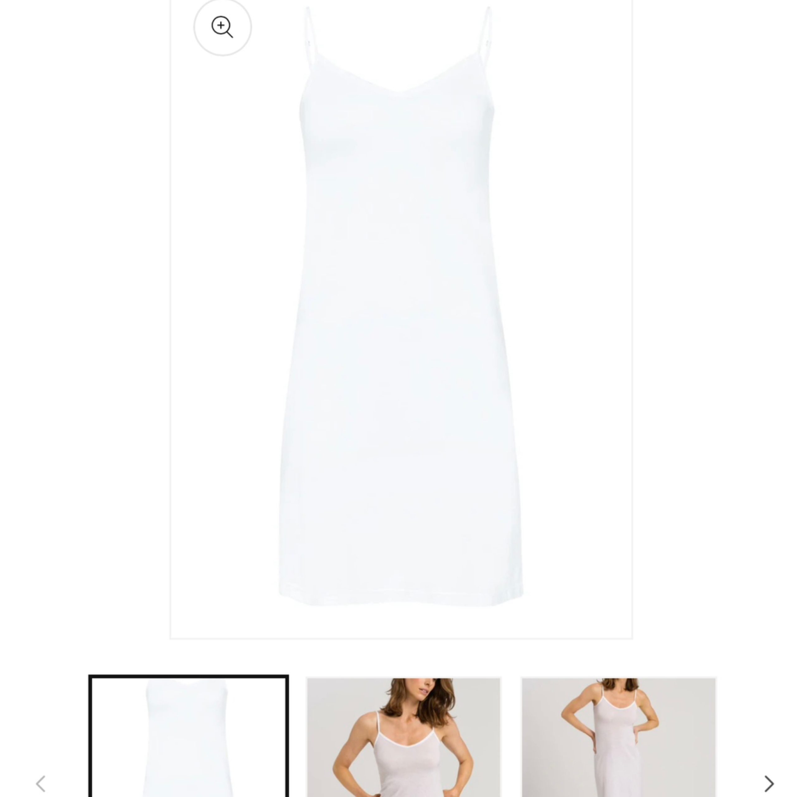 HANRO - White Ultralight Bodydress