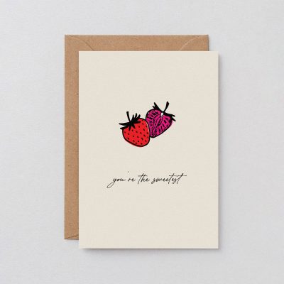 You're the Sweetest Strawberry Card