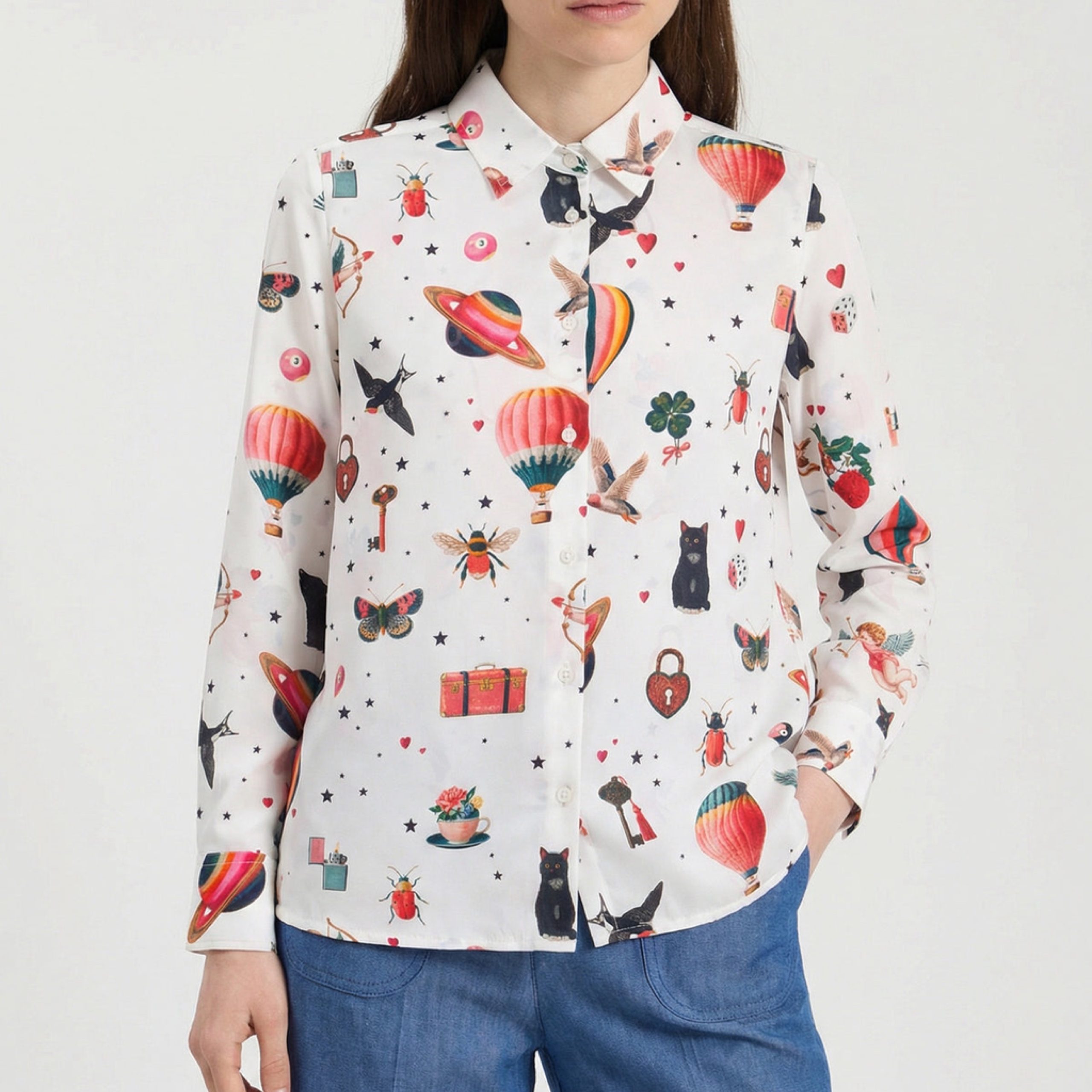 VILLAGALLO - Cupid Adorned Shirt