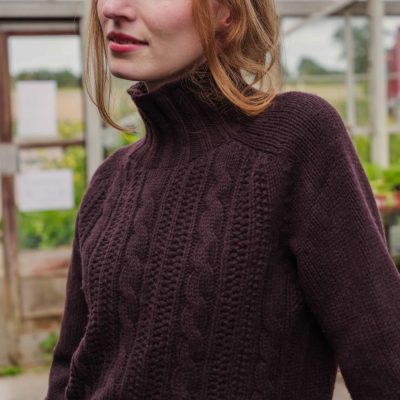 QUINTON CHADWICK - Charcoal Lambswool Chunky Jumper