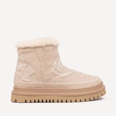 LAIDBACK LONDON - Nyali 4.0 Rose, Natural Sand Suede Boot