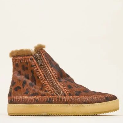 LAIDBACK LONDON - Setsu Crochet Brown Leopard