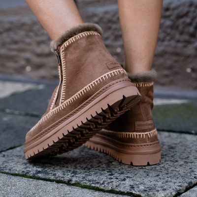 LAIDBACK LONDON - Setsu 4.0 Natural Nutmeg Leather Boots