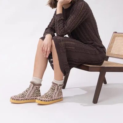 LAIDBACK LONDON - Setsu Leopard Baby Pink