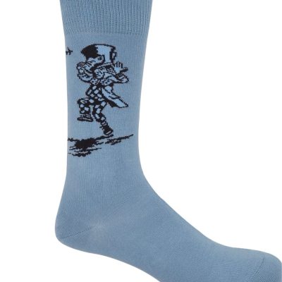 PEPER HAROW - Men’s Mad Hatter Blue Socks